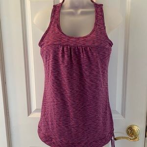Athleta Multicolor RazorTop built in bra.S